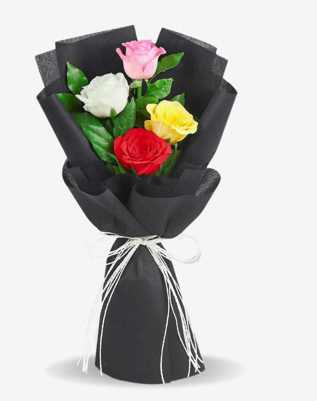 Vibrant Mixed Roses Bouquet