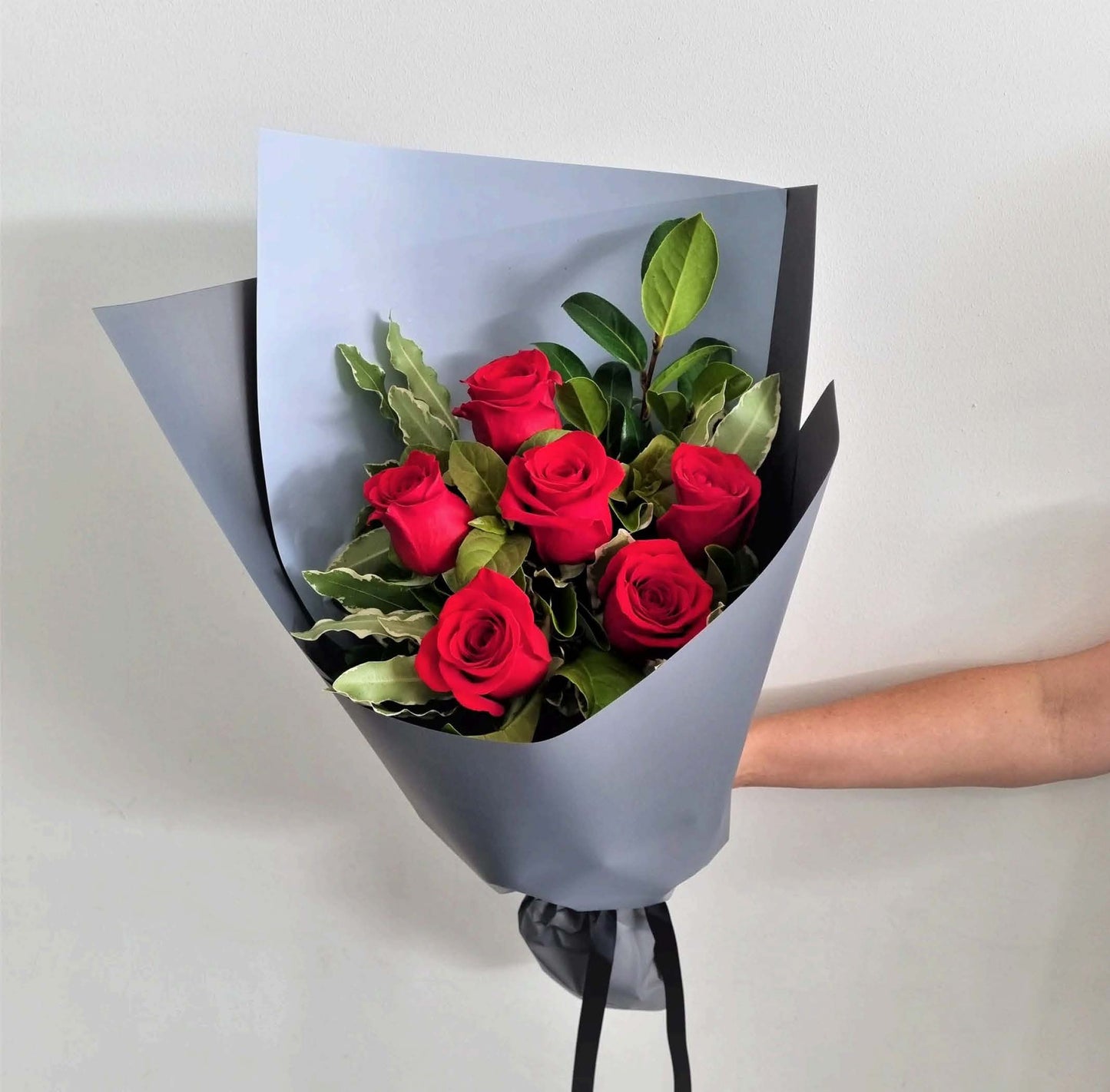 Farm-Fresh Red Rose Bouquet