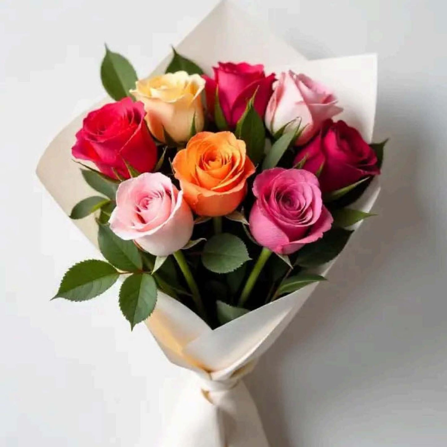 Vibrant Mixed Roses Bouquet